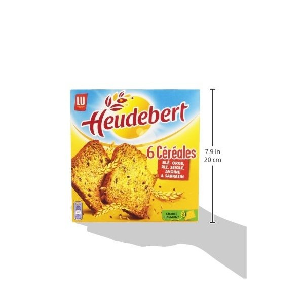 Heudebert Biscotte 6 Céréales le Paquet 300 g