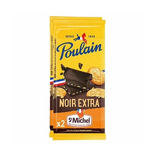 Poulain Chocolat Noir Extra 4 x 100 g