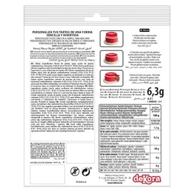 Dekora - Decoration Gateau Anniversaire Feuille Azyme dun Licorne - 20 cm Diametre