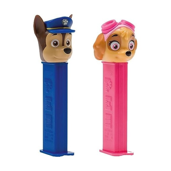 Character Pez Distributeur avec deux recharges vendu à lunité, un personnage aléatoire fourni 