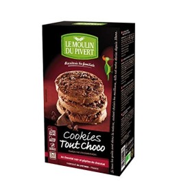 MOULIN DU PIVERT Cookies Tout Choco 175G Bio -