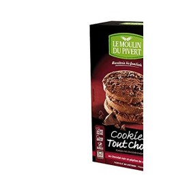 MOULIN DU PIVERT Cookies Tout Choco 175G Bio -