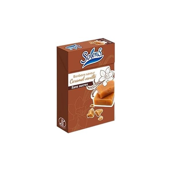 Solens Bonbons au Caramel Vanillé Sans Sucres 50 g