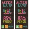 ALTER ECO - Tablette Chocolat Noir 85% - Bio & Équitable - Chocolat Pérou - Goût Fruité & Corsé - 100 g Lot de 2 