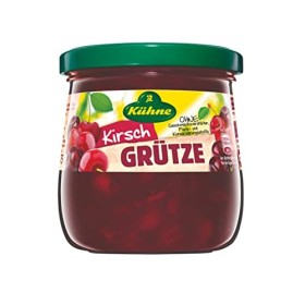 Kühne - Gruau rouge cerise Rote Grütze Kirsch | Poids Total 375 grams