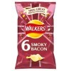 Walkers Smoky Bacon Crisps 6 X 25G by Walkers