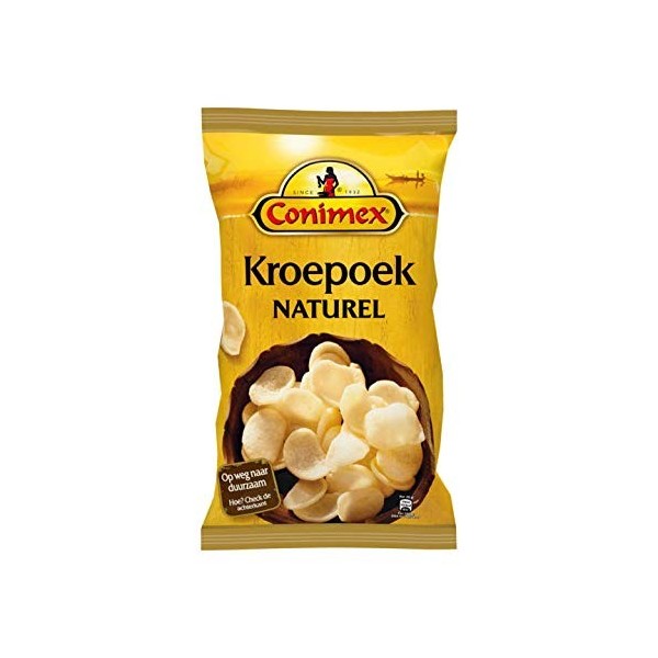 Chips de crevettes | Conimex | Kroepoek Natural | Poids total 73 grammes