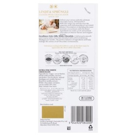 Lindt - Tablette Extra Velouté EXCELLENCE - Chocolat Blanc, 100g Lot de 3 