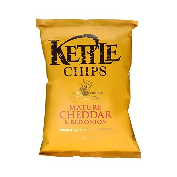 Kettle Chips - Mature Cheddar & Red Onion 150g 