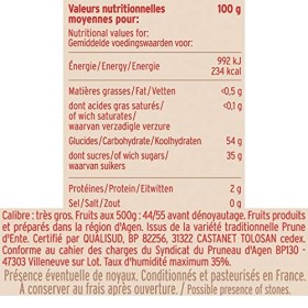 Albert Ménès - Les Fruits Séchés - Pruneaux dAgen I.G.P. Très gros. Sans Noyau 250 g