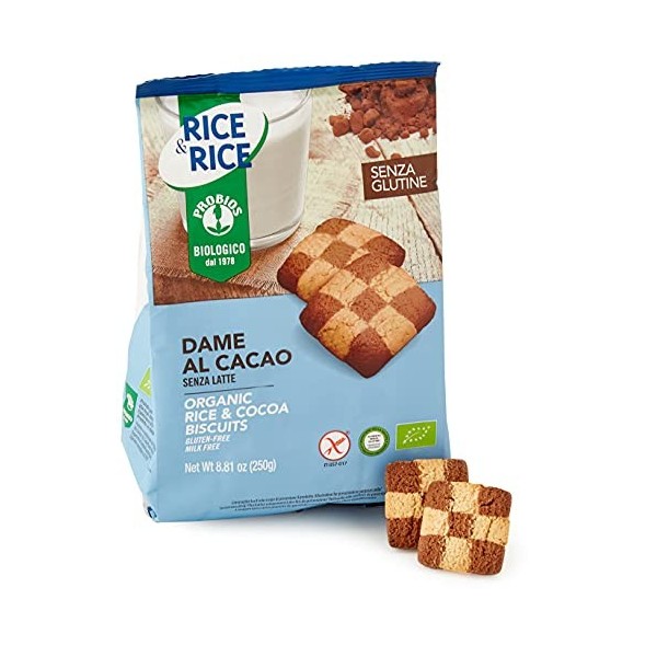 Probios Biscuits Farine de Riz Avec Cacao Bio 250 g