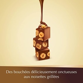 Lindt - Cornet NUXOR - Chocolat au Lait et aux Noisettes entières Croquant et Fondant, 165g