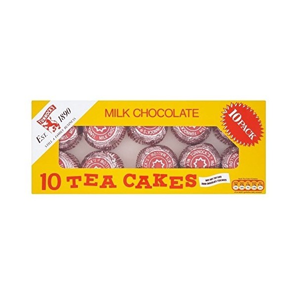 Tunnocks Milk Chocolate Teacakes 10 per pack - 275g 