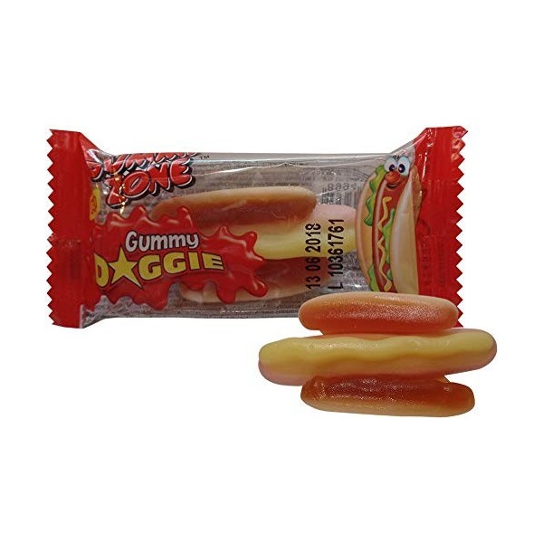 Mini Hot Doggie gommeux Douce Paquet de 20 
