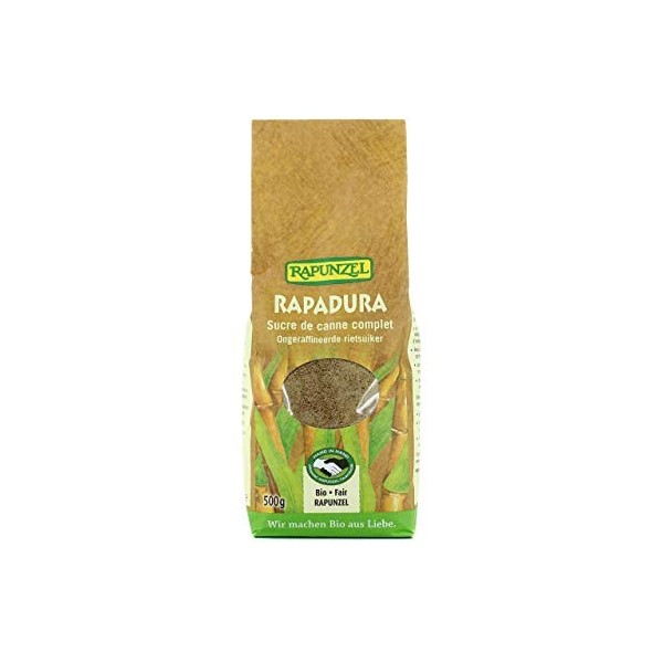 RAPUNZEL - Sucre de canne complet bio rapadura 500 g