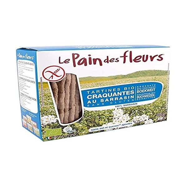 Le Pain des Fleurs - BIO - Sarrasin Sans Sel Ni Sucres 150 g 1 Unité