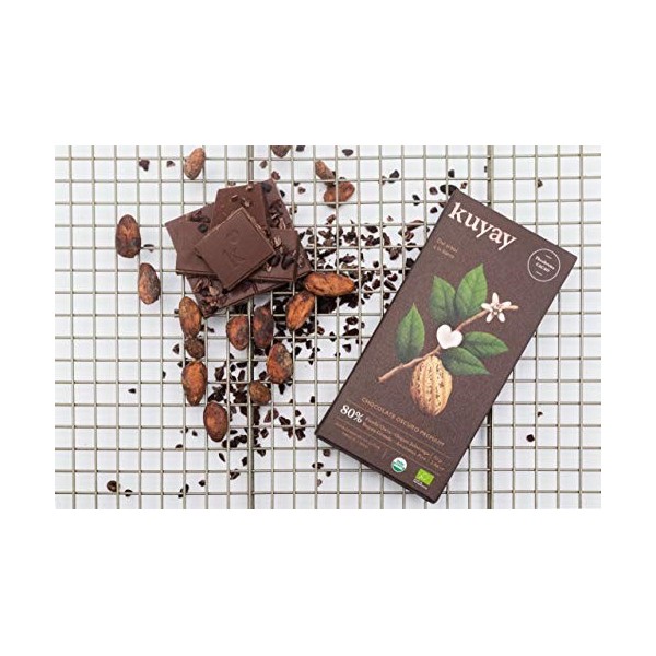 Chocolat noir bio 80% Luxury single origin collection Pérou