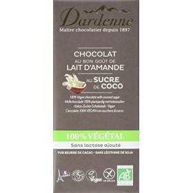 Dardenne Tablette Chocolat 100% Végétal au Sucre de Coco Bio 100 g