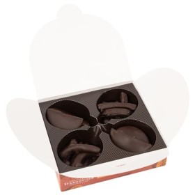 CHEVALIERS DARGOUGES Maîtres Chocolatiers Français - Assortiment orangettes et tranches doranges enrobées chocolat noir 70%