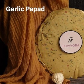 FLAVVORA Amritsari Combos Pack of 2HandmadePunjabi Papad Garlic/Anaardana Papad 400gm Pack of 2-200gm each 