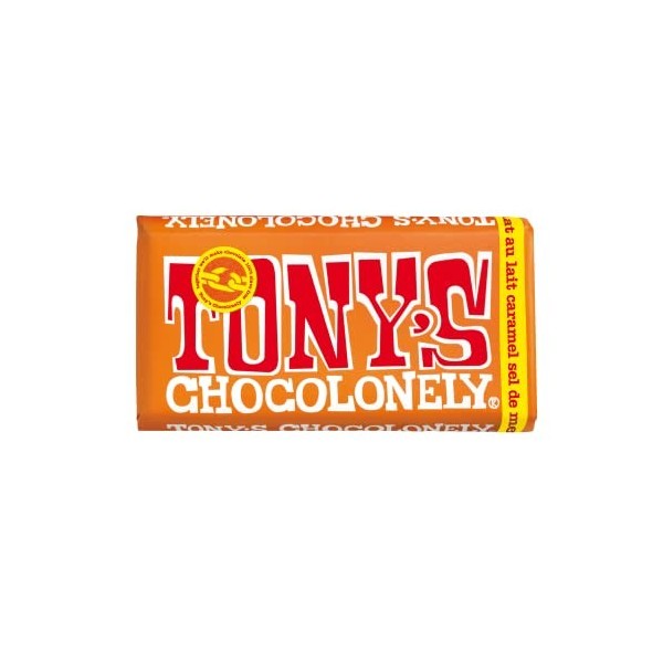 Tonys Chocolonely tablette de chocolat, Caramel sel de mer