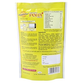 Poha / beaten rice Box Instant Breakfast, Pack of 5 160 Gm Each 