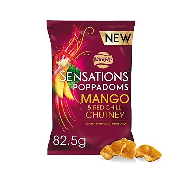 Sensations Et Mangue Chutney Poppadoms 82,5 G 83G