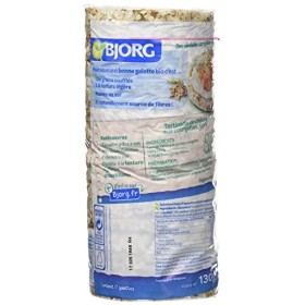 Bjorg Galettes Épeautre Son dAvoine Bio - Riche en fibres- Pauvre en sel - 130 g - Lot de 6