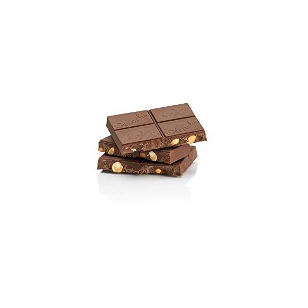 Venchi - Tablette de Chocolat au Lait au Gianduja et Noisettes du Piémont IGP entières, 100 g - Sans gluten