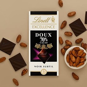 Lindt Excellence Noir Doux 70 % deCacao, 5 x 100g