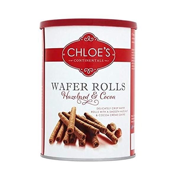 Chloes Continentals - Wafer Rolls - Hazelnut & Cocoa - 400g