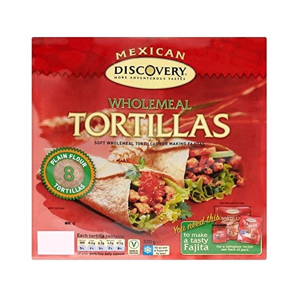 Santa Maria Mexican Wholemeal Tortillas 8 