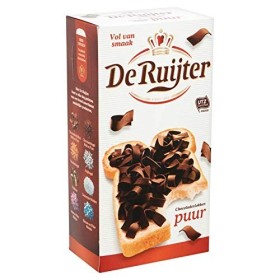 Flocons de chocolat noir hollandais | De Ruijter | Flocons de chocolat noir | Poids total 300 grammes