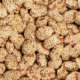 DIAMONUTS - Amandes Caramélisées - Enrobées de Sésame - Grillées - 200g - SÉLECTION FRANÇAISE - Qualité Premium - Friandise g