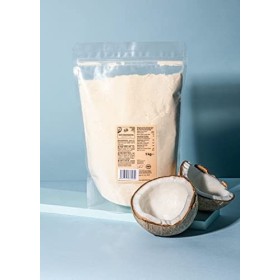 KoRo - Farine de noix de coco bio 1kg - Alternative à la farine conventionnelle, sans gluten et pauvre en glucides, avec des 