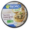 Bjorg Terrine Bio aux Aubergines – Recette végétarienne – 125 g – Lot de 4