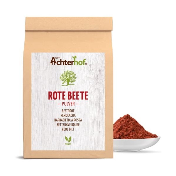 Poudre de betterave rouge 250g | terreuse, savoureuse et sucrée | utilisable crue ou cuite | idéale pour colorer les aliments