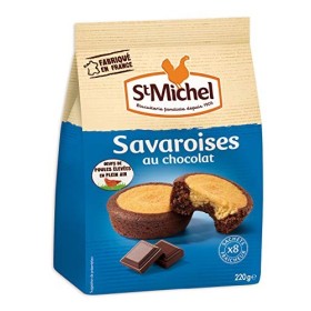 St Michel Savaroises au bon chocolat x8 en sachet individuel 220g