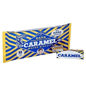 Tunnocks Chocolat Noir Plaquettes De Caramel 8 X 30G - Paquet de 2