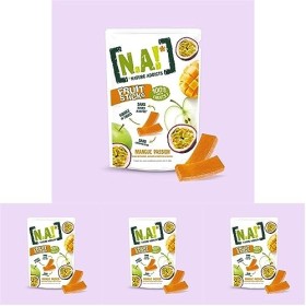 Nature Addicts Sachet de Fruit Sticks, Passion Mangue, 40 g, 1 Unité Lot de 4 