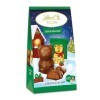 Lindt - Sachet de mini-moulages individuels fourrés TEDDY - Chocolat au Lait et cœur praliné - Idéal pour Noël, 137 g