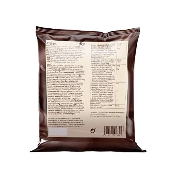 Callebaut Chocolat noir belge le plus fin, marron, 400 g