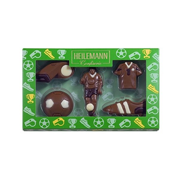 Heil Chocolat Bonhomme de football Contenu du edelv ollm ilch, pack de 1&nbsp; 1&nbsp;x 100&nbsp;g 