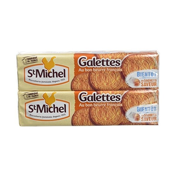 ST MICHEL Galettes au Bon Beurre Français 2 paquets de 130 g