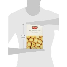 ERIC BUR Mini Toasts Grilles aux Céréales 150 g - Lot de 5