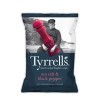 Tyrrells - Chips Lisses Sel de Mer Poivre Noir 150 g
