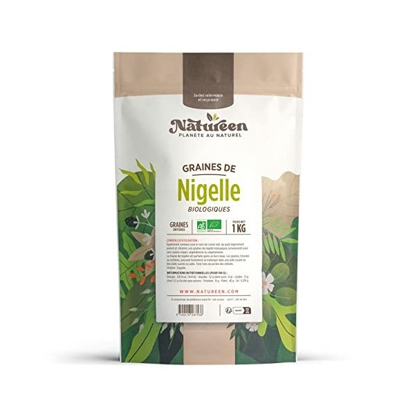 Graines de Nigelle Bio - 250 g - Nigella Sativa