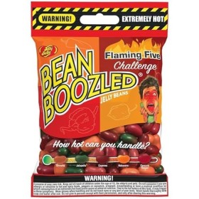 MY AMERICAN MARKET - JELLY BELLY BEANBOOZLED FLAMING FIVE BONBONS EPICES SACHET - 54g / 1.9oz