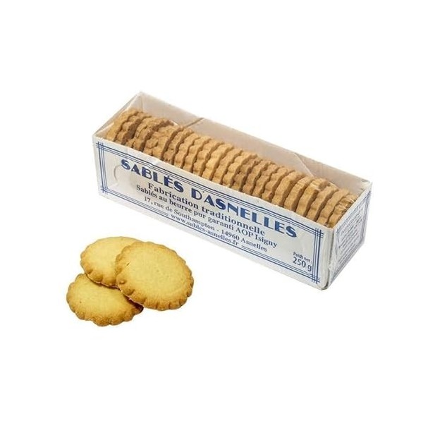 Boite de Sablés dAsnelles - 250g - Produits-Normandie