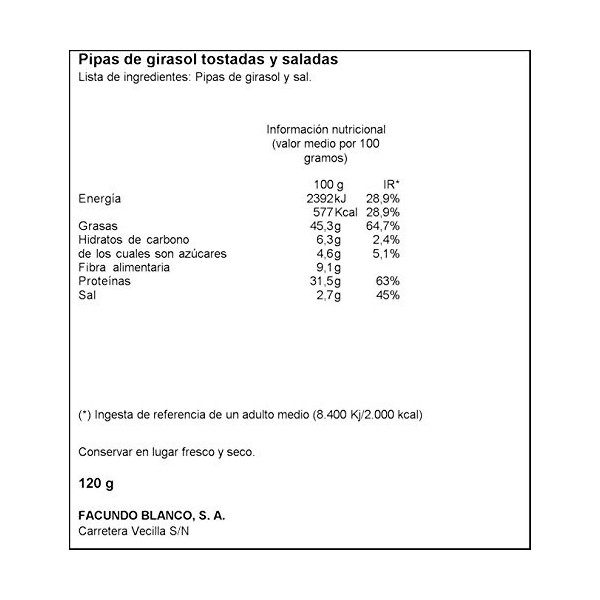 pipas supremes facundo 120 gr